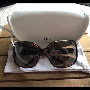 Christian Dior sunglasses.